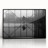 Metropolitan photography art – Reflective modern city silhouette