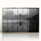 Metropolitan photography art – Reflective modern city silhouette