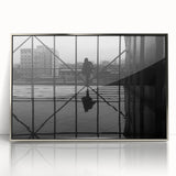 Metropolitan photography art – Reflective modern city silhouette