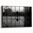 Metropolitan photography art – Reflective modern city silhouette