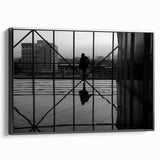 Metropolitan photography art – Reflective modern city silhouette