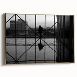 Metropolitan photography art – Reflective modern city silhouette