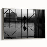 Metropolitan photography art – Reflective modern city silhouette