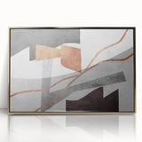 Neutral Abstract Prints in Brown – Earthen Harmony Modern Artwork