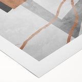 Neutral Abstract Prints in Brown – Earthen Harmony Modern Artwork