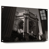 Urban scenery wall art – Elegant classical city architecture print
