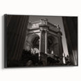 Urban scenery wall art – Elegant classical city architecture print