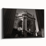 Urban scenery wall art – Elegant classical city architecture print