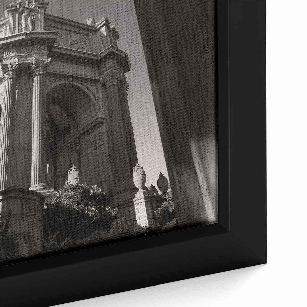 Urban scenery wall art – Elegant classical city architecture print
