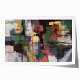 Moody Modern Wall Art – Textured Abstract Painting in Green & Gold