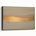 Neutral Abstract Prints – Beige & Gold Earthen Harmony Watercolor Art