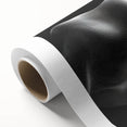 Large Abstract Wall Decor – Black & White Digital Wave Motion