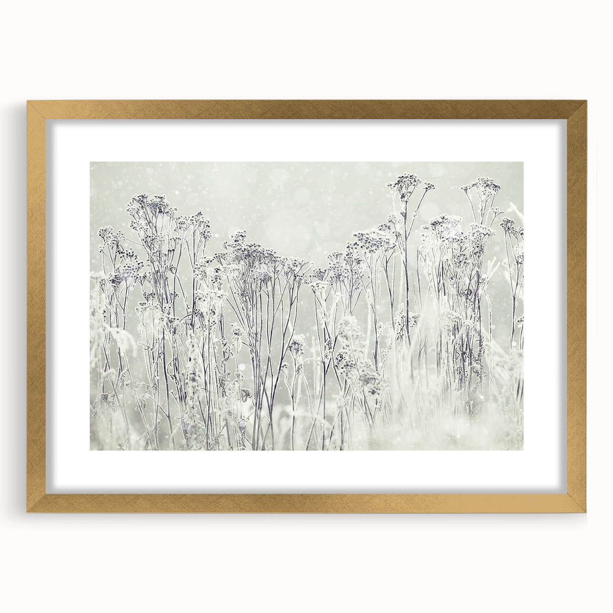 Winter Wonderland Wall Art – Frosted Floral Serenity