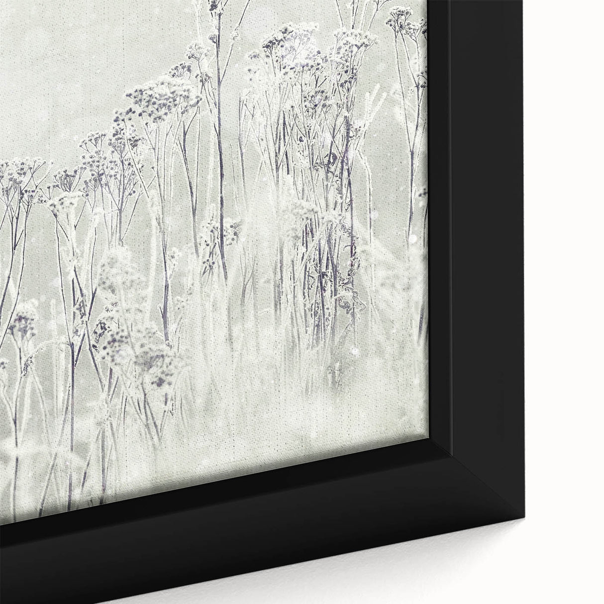 Winter Wonderland Wall Art – Frosted Floral Serenity
