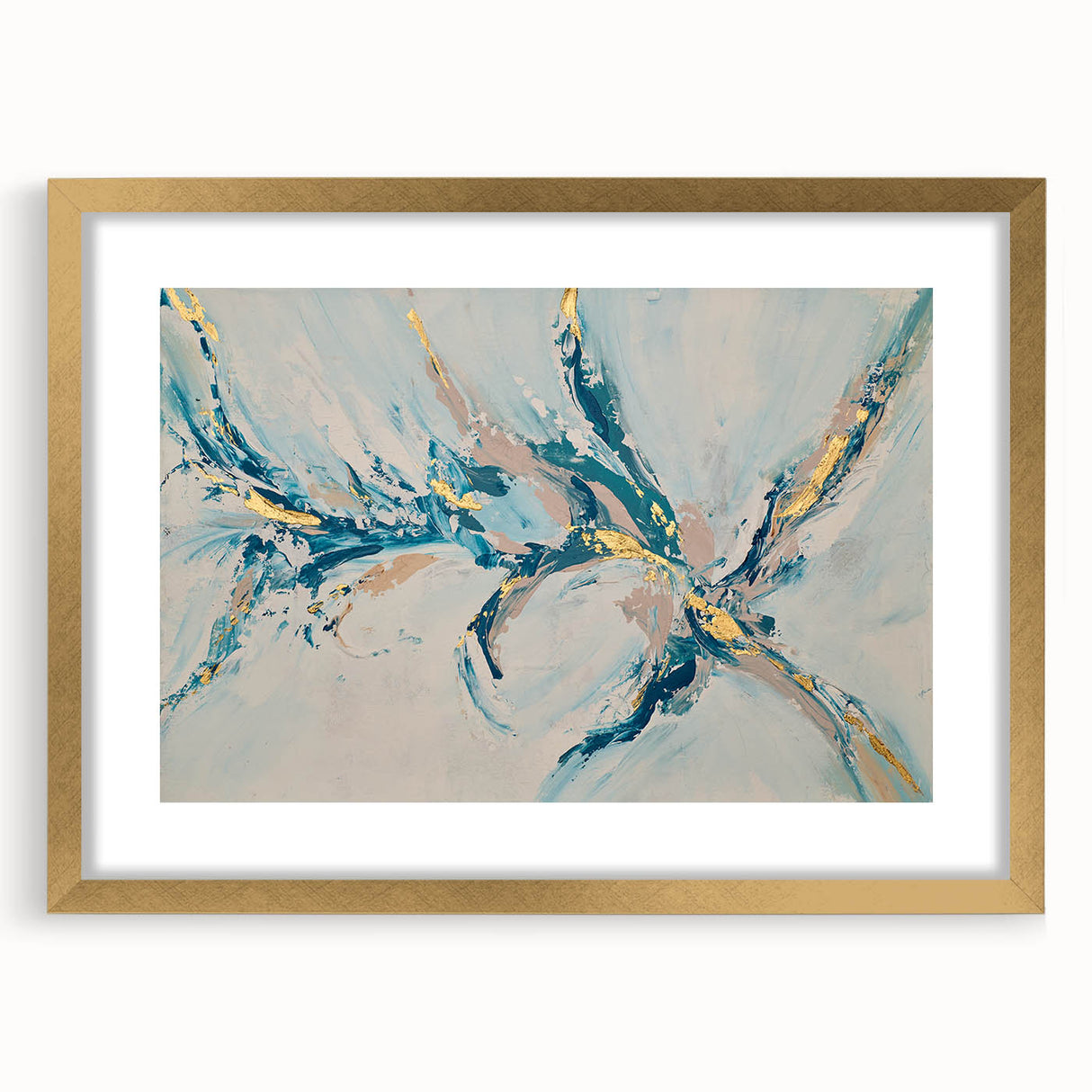 Ocean Breeze Tones – Earthen Harmony Contemporary Canvas Art