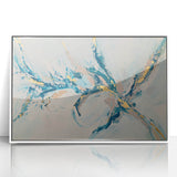 Ocean Breeze Tones – Earthen Harmony Contemporary Canvas Art