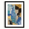 Bold Oceanic Hues – Earthen Harmony Neutral Abstract Prints