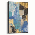 Bold Oceanic Hues – Earthen Harmony Neutral Abstract Prints