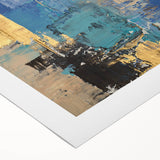 Bold Oceanic Hues – Earthen Harmony Neutral Abstract Prints