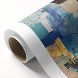 Bold Oceanic Hues – Earthen Harmony Neutral Abstract Prints