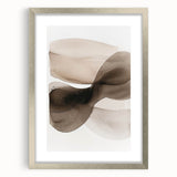 Minimalist Abstract Canvas Prints – Brown and Beige Geometric Wall Art