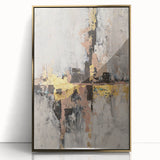 Blush Gold Harmony – Earthen Harmony Minimalist Wall Decor Art