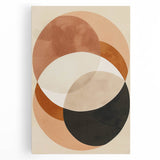 Earthen Harmony Abstracts – Modern Earth Tone Geometric Wall Art