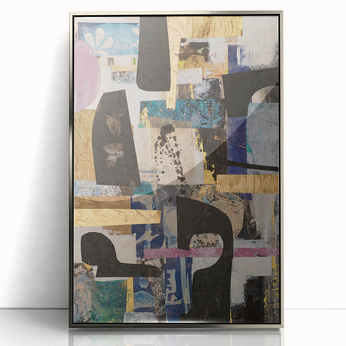 Eclectic Harmony Layers – Earthen Harmony Contemporary Canvas Art