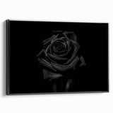 Black Rose Elegance - Fine Art Photography Canvas Prints