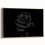 Black Rose Elegance - Fine Art Photography Canvas Prints