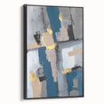 Geometric Contrast Flow – Earthen Harmony Neutral Abstract Prints