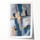 Geometric Contrast Flow – Earthen Harmony Neutral Abstract Prints