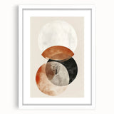 Earthen Harmony Abstracts – Neutral Earth Tone Geometric Wall Art