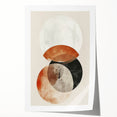 Earthen Harmony Abstracts – Neutral Earth Tone Geometric Wall Art