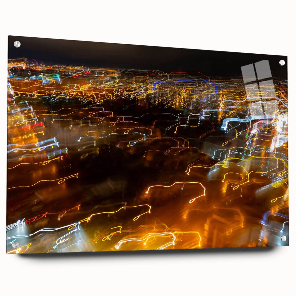 Cityscape Photography Prints – Abstract Urban Lightscape Canvas