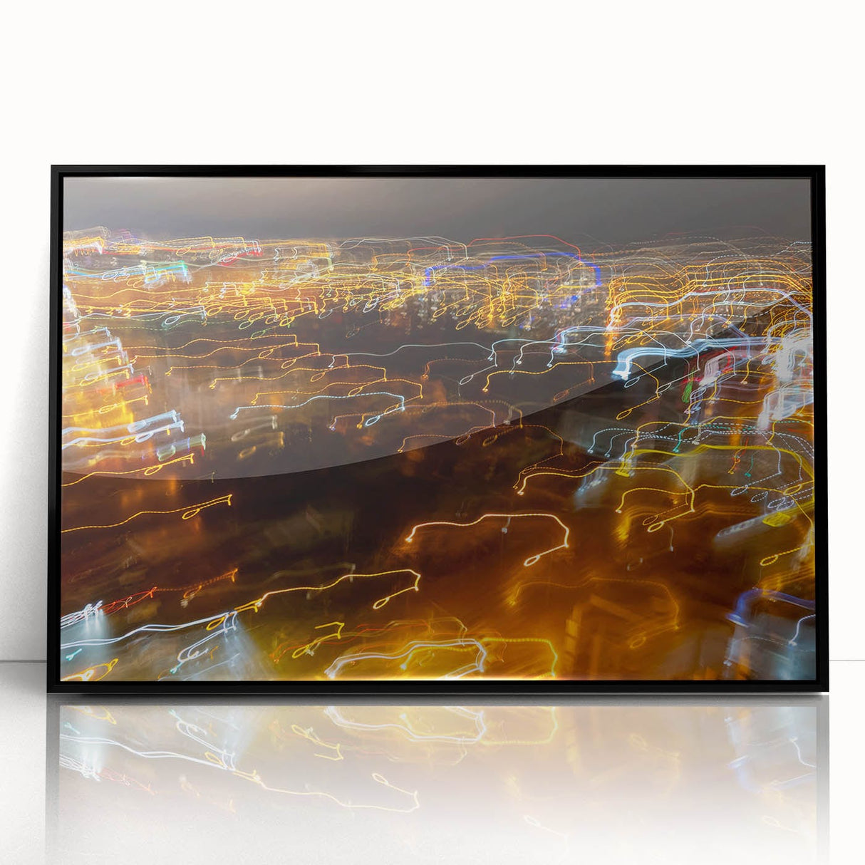 Cityscape Photography Prints – Abstract Urban Lightscape Canvas