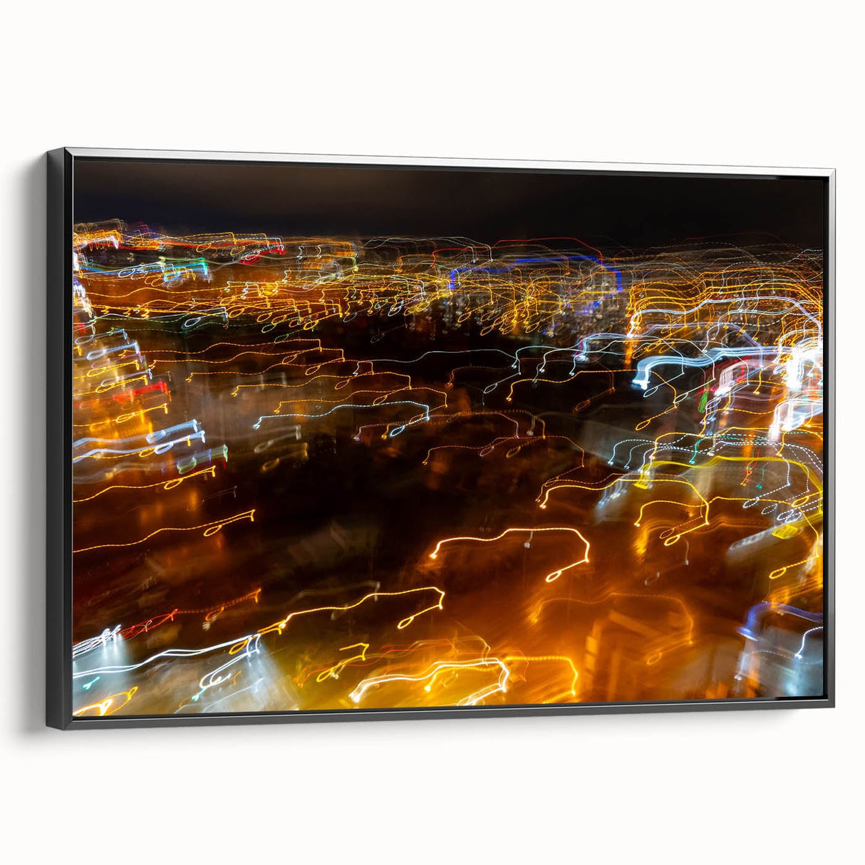 Cityscape Photography Prints – Abstract Urban Lightscape Canvas