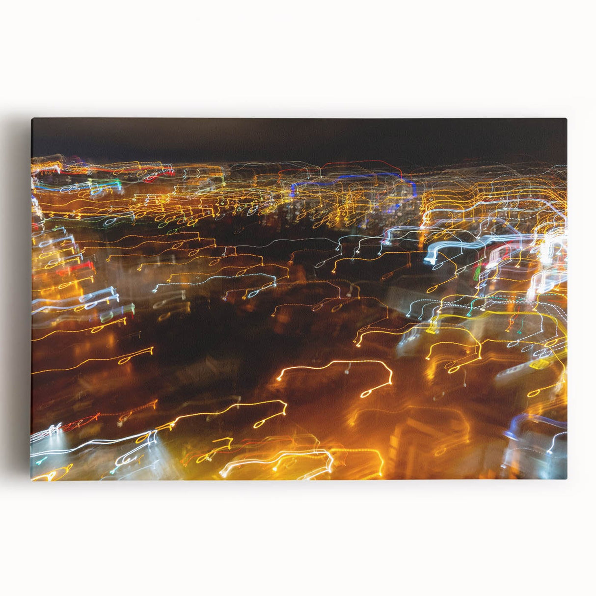 Cityscape Photography Prints – Abstract Urban Lightscape Canvas