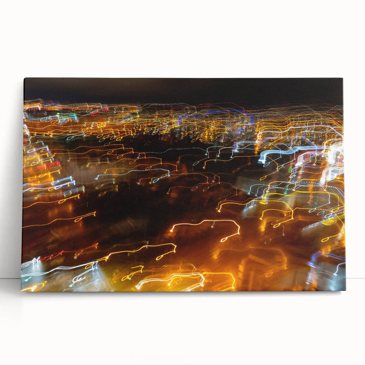 Cityscape Photography Prints – Abstract Urban Lightscape Canvas