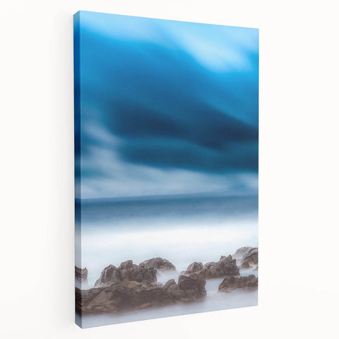Misty Coastal Horizon - Fine Art Photography Canvas Prints