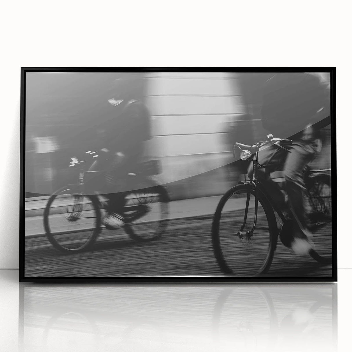 Urban Skyline Canvas Prints – Black and White Motion Photography