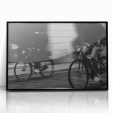 Urban Skyline Canvas Prints – Black and White Motion Photography