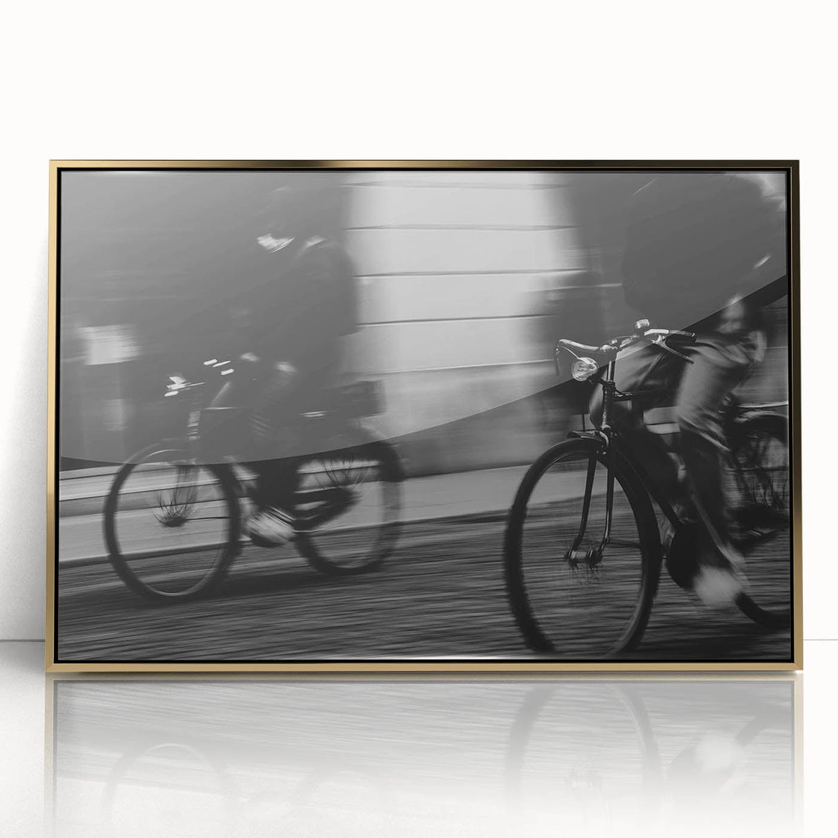 Urban Skyline Canvas Prints – Black and White Motion Photography