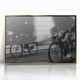 Urban Skyline Canvas Prints – Black and White Motion Photography