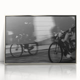 Urban Skyline Canvas Prints – Black and White Motion Photography