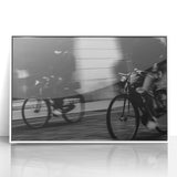 Urban Skyline Canvas Prints – Black and White Motion Photography