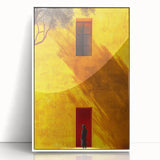 Contemporary Minimalist Landscape Decor – Vibrant Urban Wall Print
