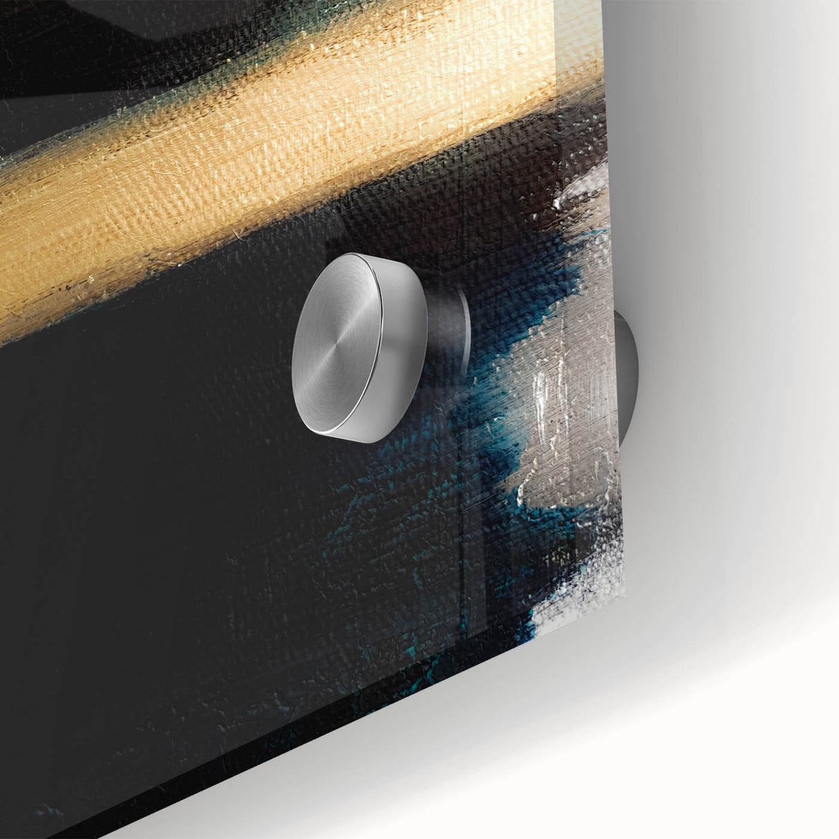 Minimalist Textured Art Pieces – Black and Gold Horizontal Abstract