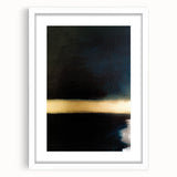 Minimalist Textured Art Pieces – Black and Gold Horizontal Abstract