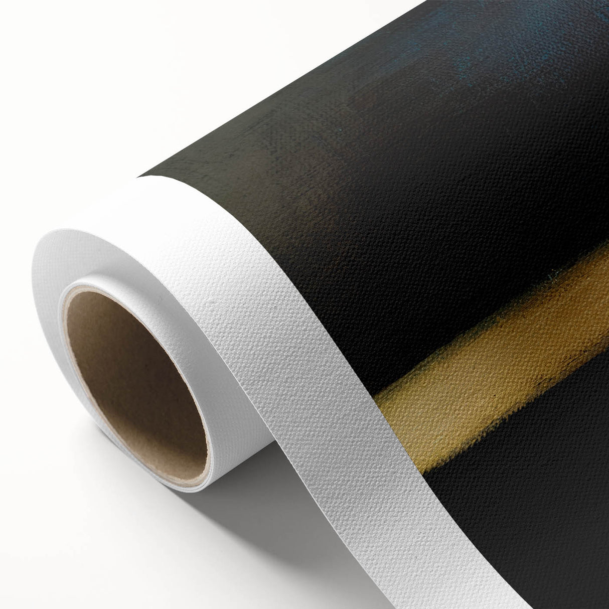 Minimalist Textured Art Pieces – Black and Gold Horizontal Abstract